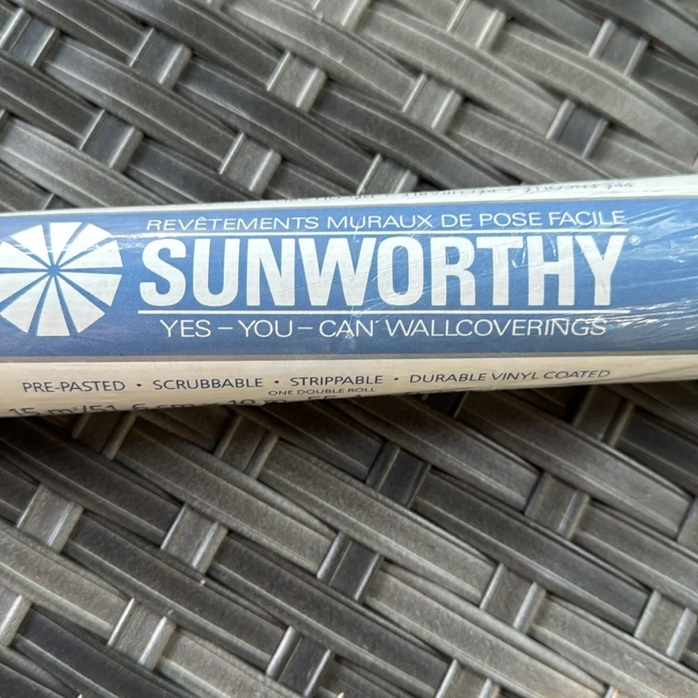 Vintage Sunworthy Seasame Street Numbers Wallpaper Roll